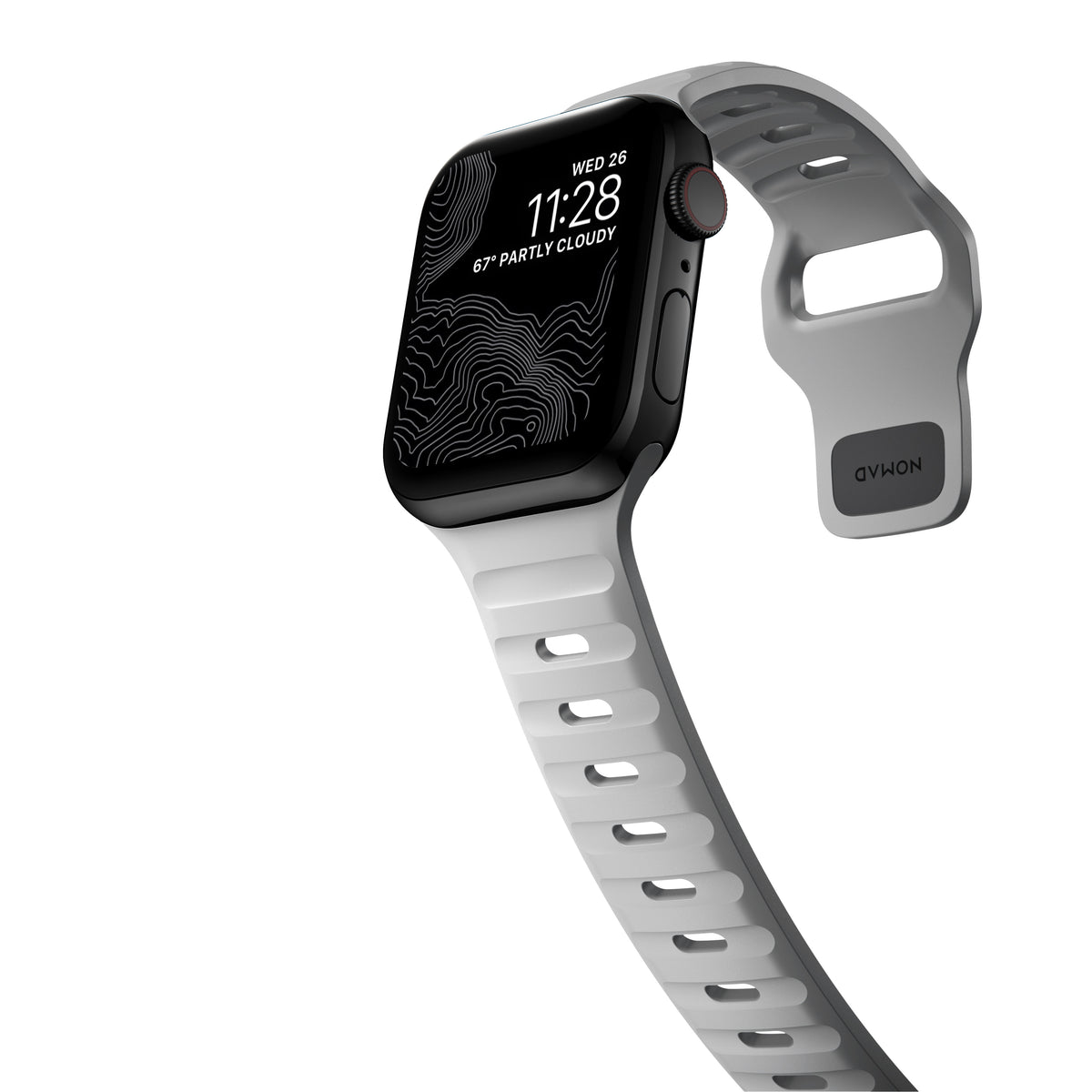 The Must-Have for Apple Watch Users: The Nomad Wristband in Lunar 