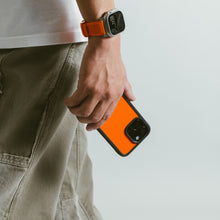 Load image into Gallery viewer, dark|NOMAD iPhone 15 Pro Rugged Case, Ultra Orange
