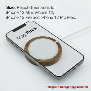 balolo MAG PUCK Holzhalter für Apple MagSafe