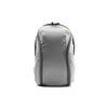 product_closeup|Peak Design Everyday Backpack, Zip, 15 Liter, Ash/Grau