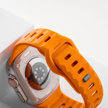Laden Sie das Bild in den Galerie-Viewer, theme_color-#EF9F4A|Armband für Smartwatch Apple Ultra in der Farbe Orange/Blaze
