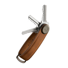 Load image into Gallery viewer, product_closeup|Orbitkey Key Organiser Crazy-Horse, Chestnut Brown

