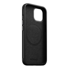 Load image into Gallery viewer, product_closeup|NOMAD iPhone 15 Lederhülle in Schwarz

