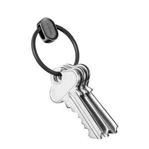 Orbitkey Schlüsselring mit Schnellverschluss, Schwarz; Hochwertig und aus Metall