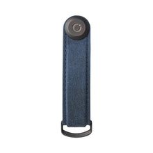 Load image into Gallery viewer, product_closeup|Orbitkey Key Organiser Waxed Canvas, Navy Blue
