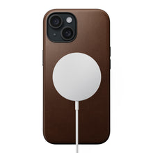 Load image into Gallery viewer, product_closeup|iPhone 15 Case in Brown, Echtleder, NOMAD
