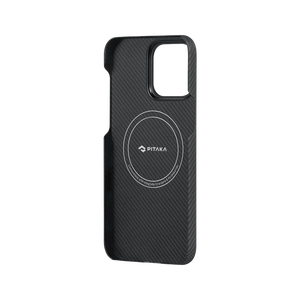 Pitaka iPhone 15 Pro Max MagEZ Case 4, 600D Black/Grey (Twill)