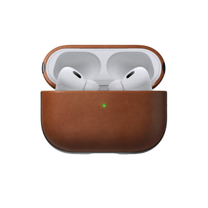 NOMAD Apple AirPods Pro 2 Case, Leder, English Tan