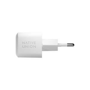 Native Union Fast GaN Charger PD 30W + USB-C Cable, White/Zebra