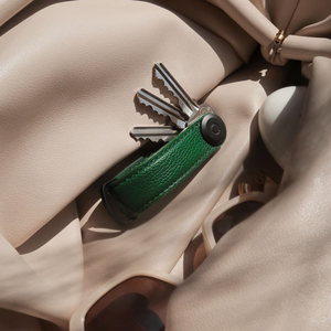 Orbitkey Key Organiser Pebbled-Leather, Emerald