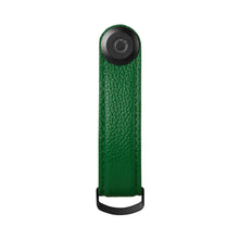 Load image into Gallery viewer, product_closeup|Orbitkey Key Organiser Pebbled-Leather, Emerald
