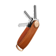 Load image into Gallery viewer, product_closeup|Orbitkey Key Organiser Pebbled-Leather, Amber
