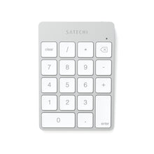 Load image into Gallery viewer, Satechi Aluminum Slim Rechargeable Wireless Bluetooth Keypad, Space Gray
