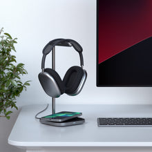 Load image into Gallery viewer, Satechi 2-in-1 Headphone Stand with Wireless Charger
