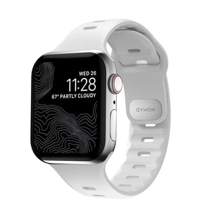 NOMAD Apple Watch Armband Weiß Slim
