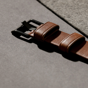 Rustic Brown Leather Watch Strap Nomad