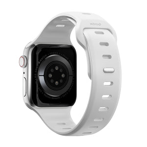 NOMAD Apple Watch Armband Weiß Slim